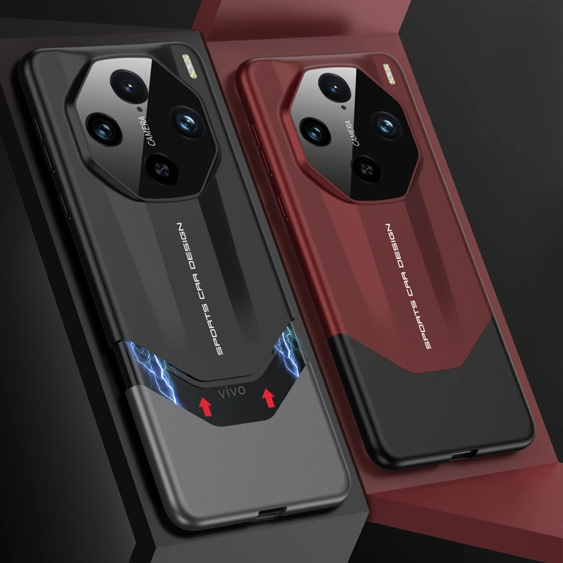 Für Vivo X100 Pro, X100 Fall GKK Mode Harte PC Metall Farbe Galvanik Doppel Kombination Ultra-dünne