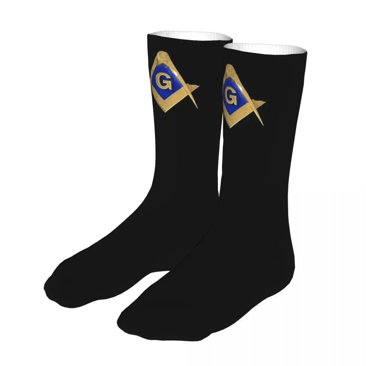 Female Sport Freemason Gold Square Masonic Socks Cotton New Mason Women Sock