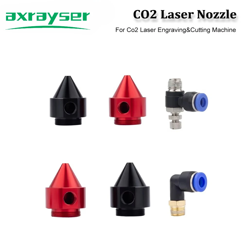 Axrayser Co2 Engraving Gas Nozzle Air Nozzle For Co2 Laser Engraving Cutting Machine