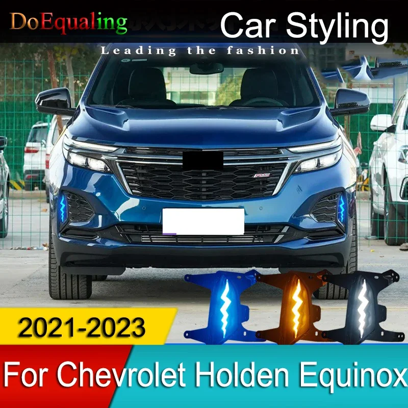 

For Chevrolet Holden Equinox 2023 2022 2021 Car Daytime Running Lights Modified LED Signal Lamp Dedicated Front Fog Light