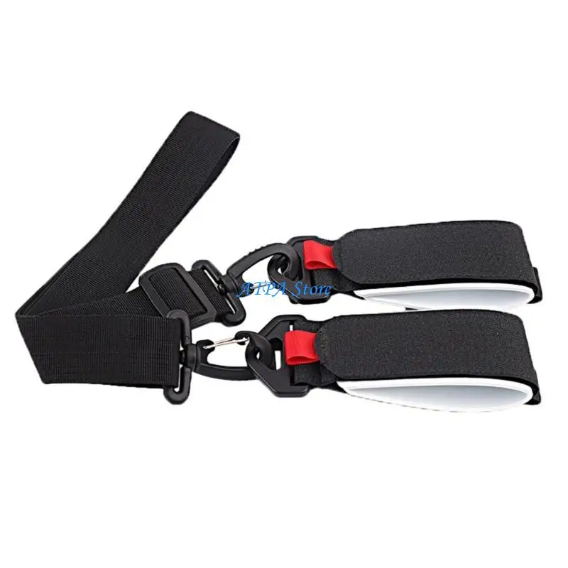 U13C Ski Strap Ski Straps Shoulder Adjustable Ski Rod Transport, Adjustable