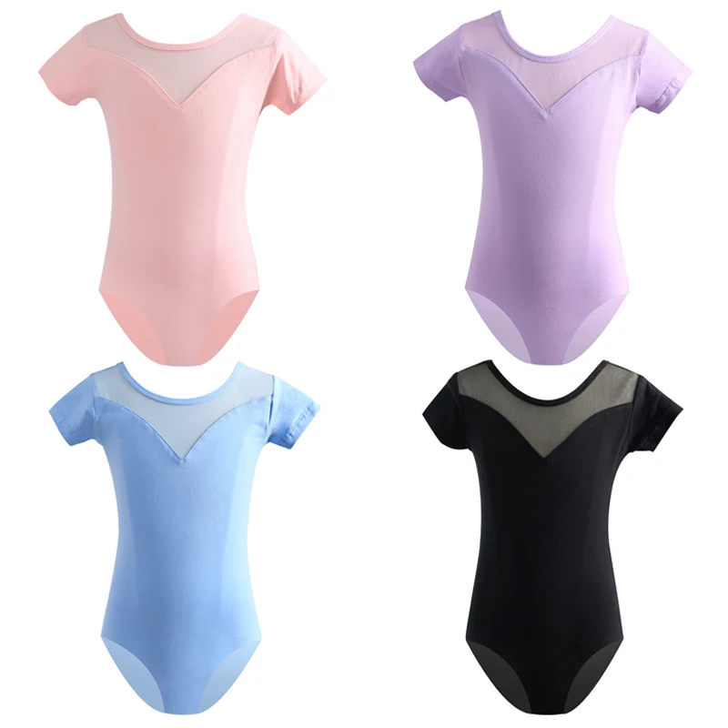 

Children's dance costumes spring and autumn long-sleeved/short-sleeved ballet Chinese dance body skateboard bodysuit