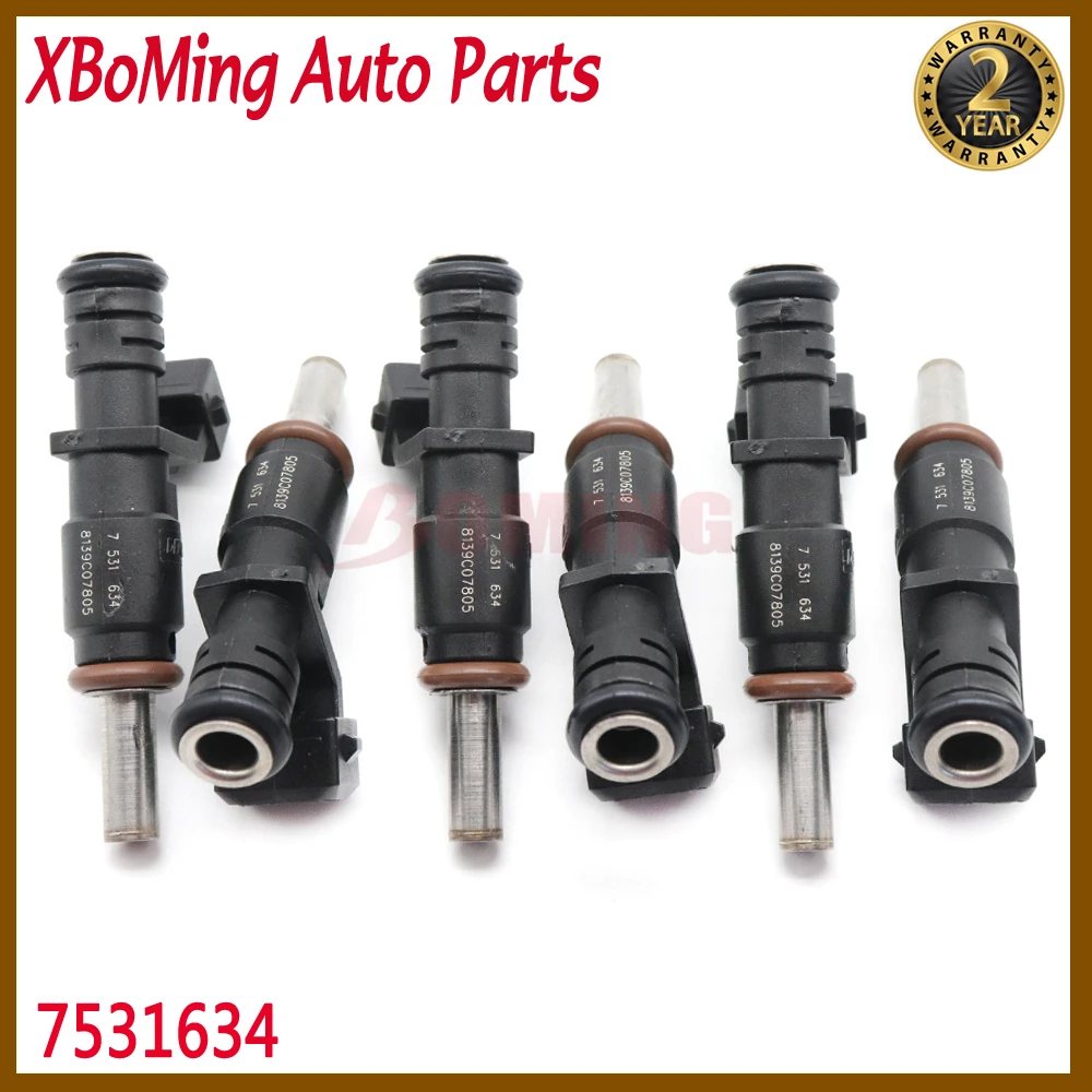 

13537531634 Car Fuel Injector For BMW 328i X3 X5 Z4 128i 528i 525i 530i 325i 330i 7531634 7531634-6N