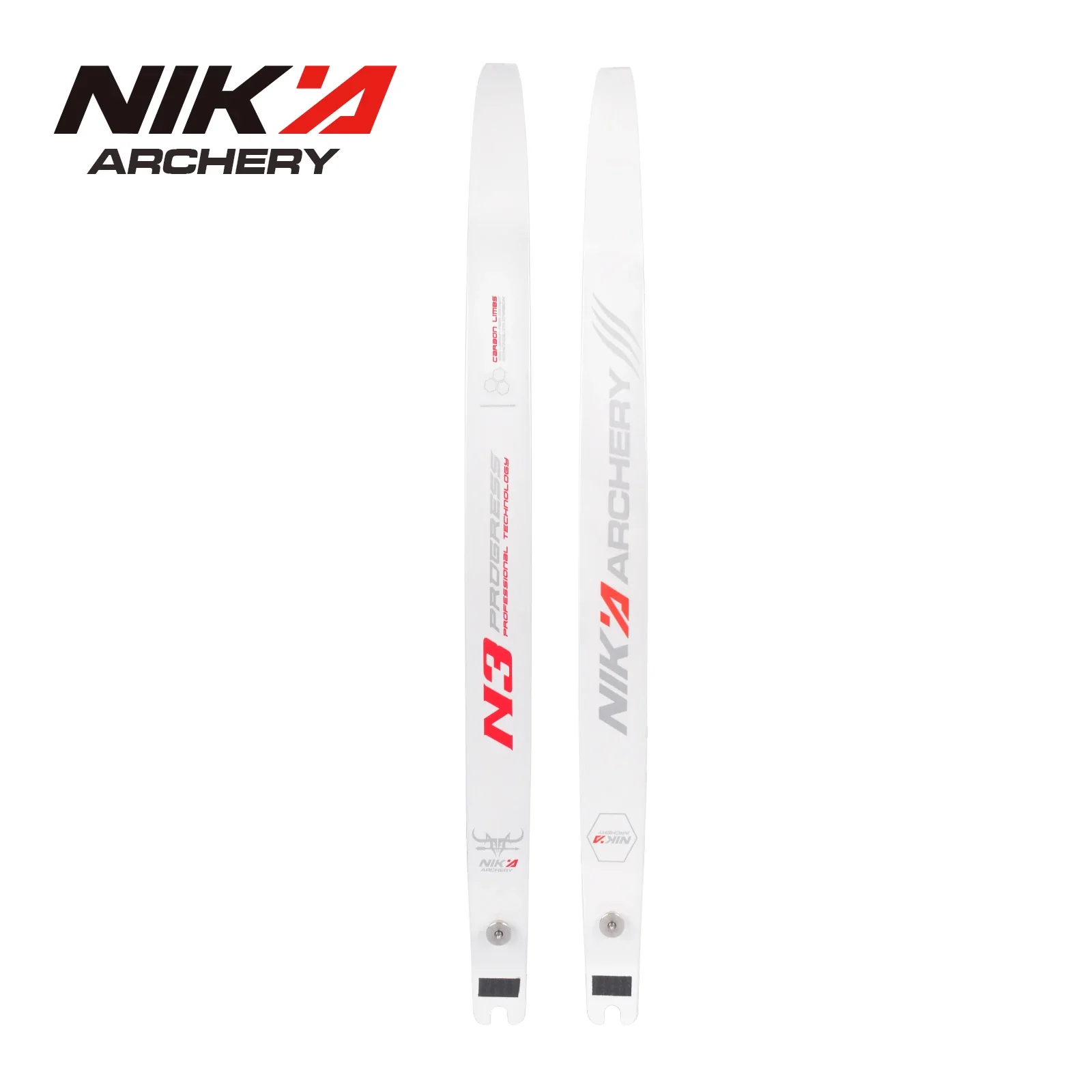 70 "N3 NIKA ARCHERY Recurve Bow Limbs Progress Series พร้อมเนื้อหาคาร์บอนไฟเบอร์ 55% Limb Draw น้ําหนัก 16-50 ปอนด์ใหม่