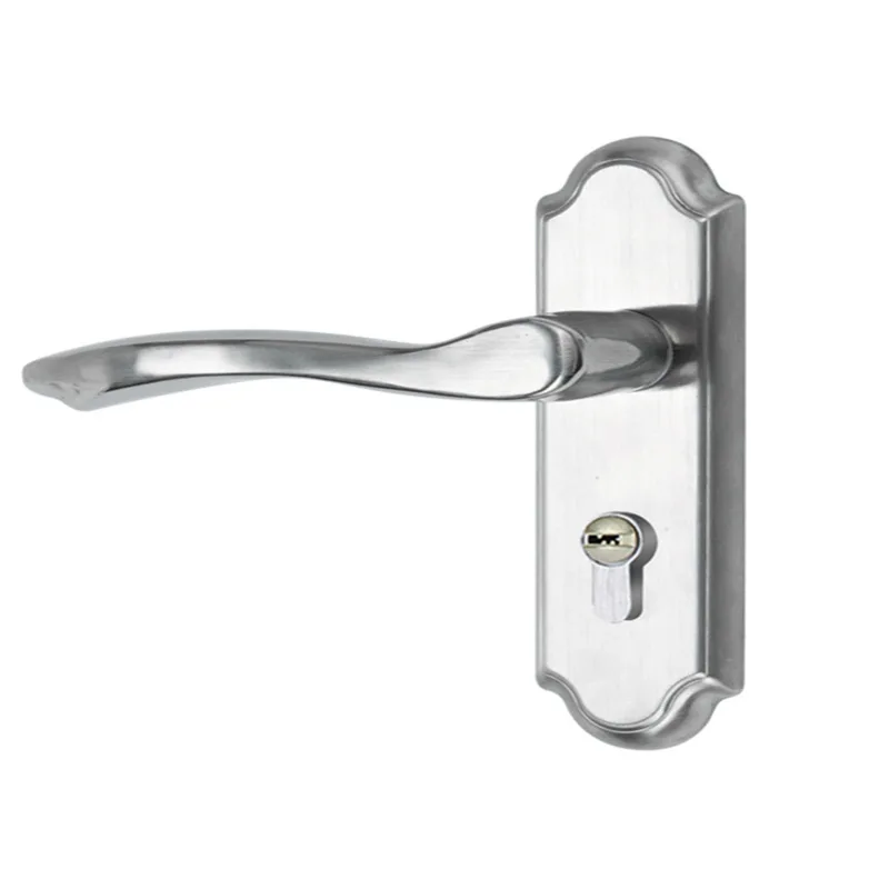 

Toilet Door Lock Toilet Universal Lock Keyless Indoor Single Tongue Aluminum Alloy Door Handle