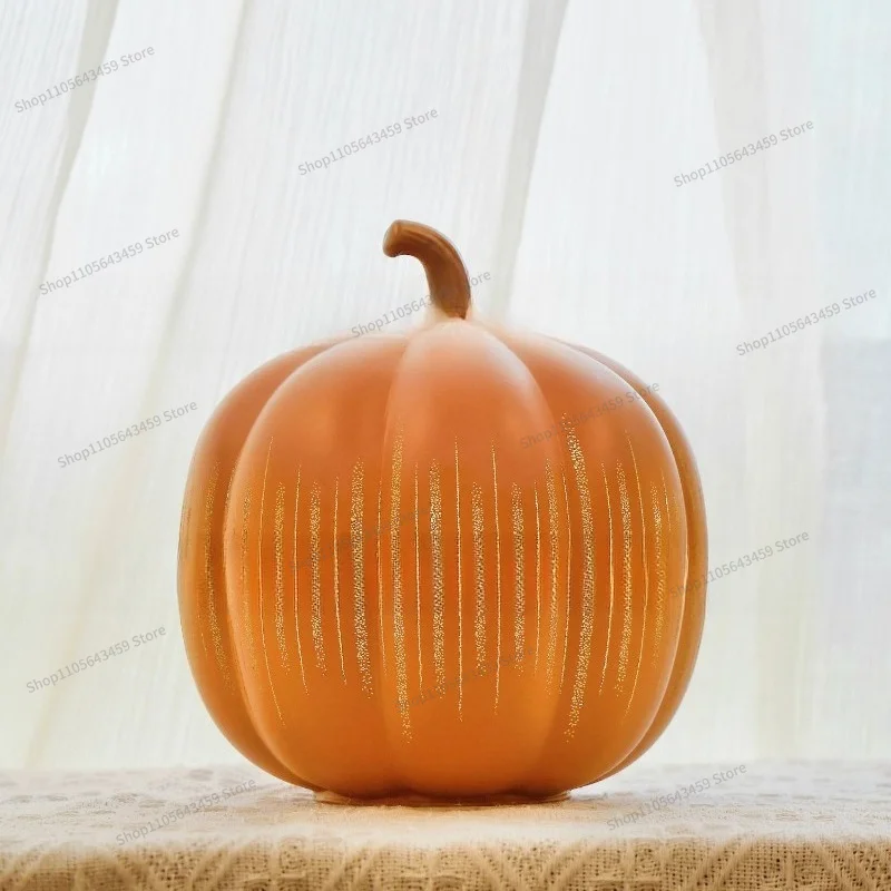 For laser glass jack-o-lantern flash light with timing function Halloween luminous ornament