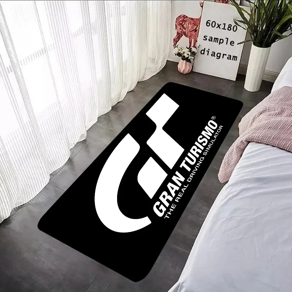 G-Gran-Turismo ديكور السجاد لغرفة النوم عدم الانزلاق البساط ترحيب السجاد غرفة المعيشة المنزلي السرير لينة الكلمة حصيرة المطبخ الجبهة ممسحة