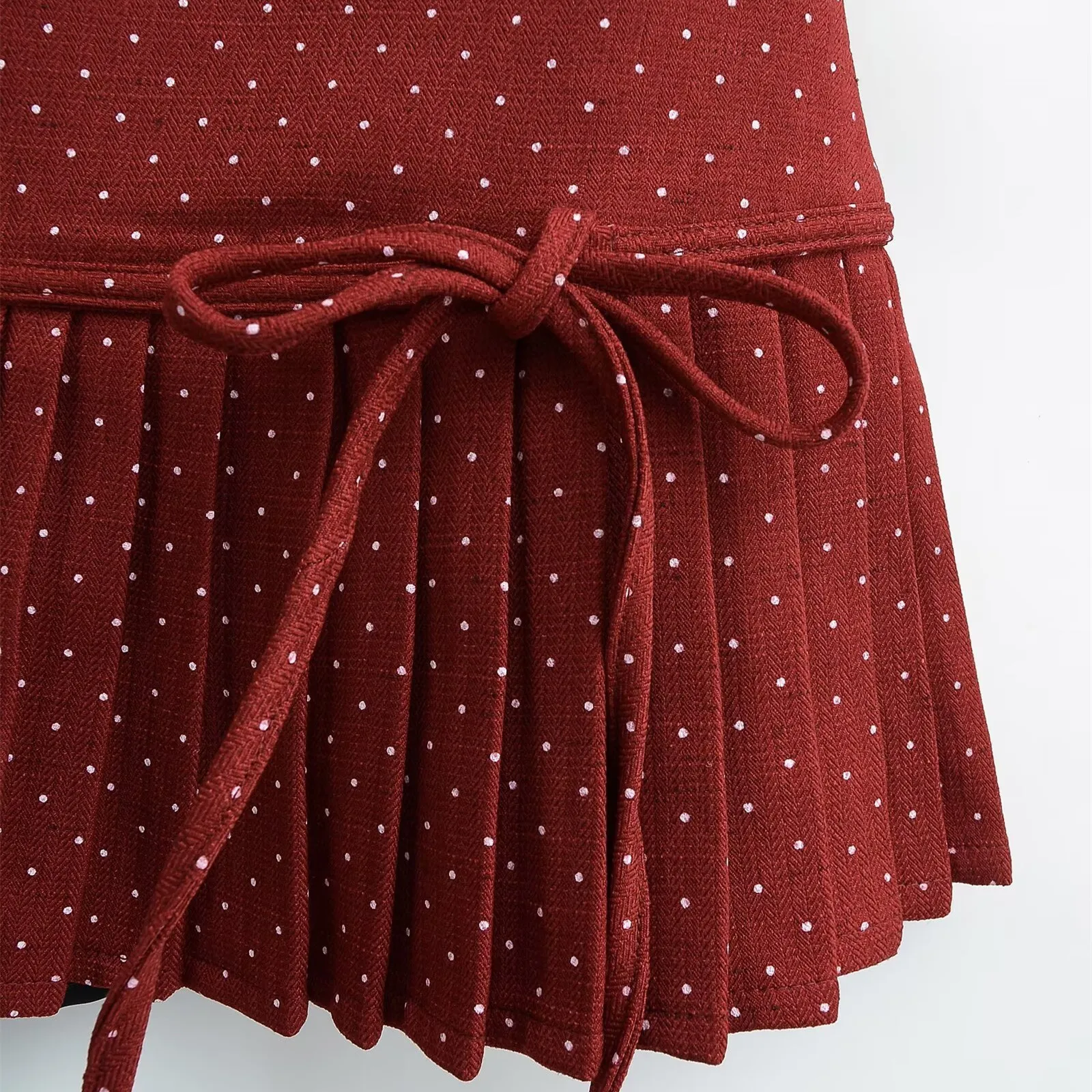 Vrouwen Polka Dot Bow Mini Rok Mode Y2K Japanse Harajuku Sexy High Street College Retro A-lijn Korte Rok 90s Kleding