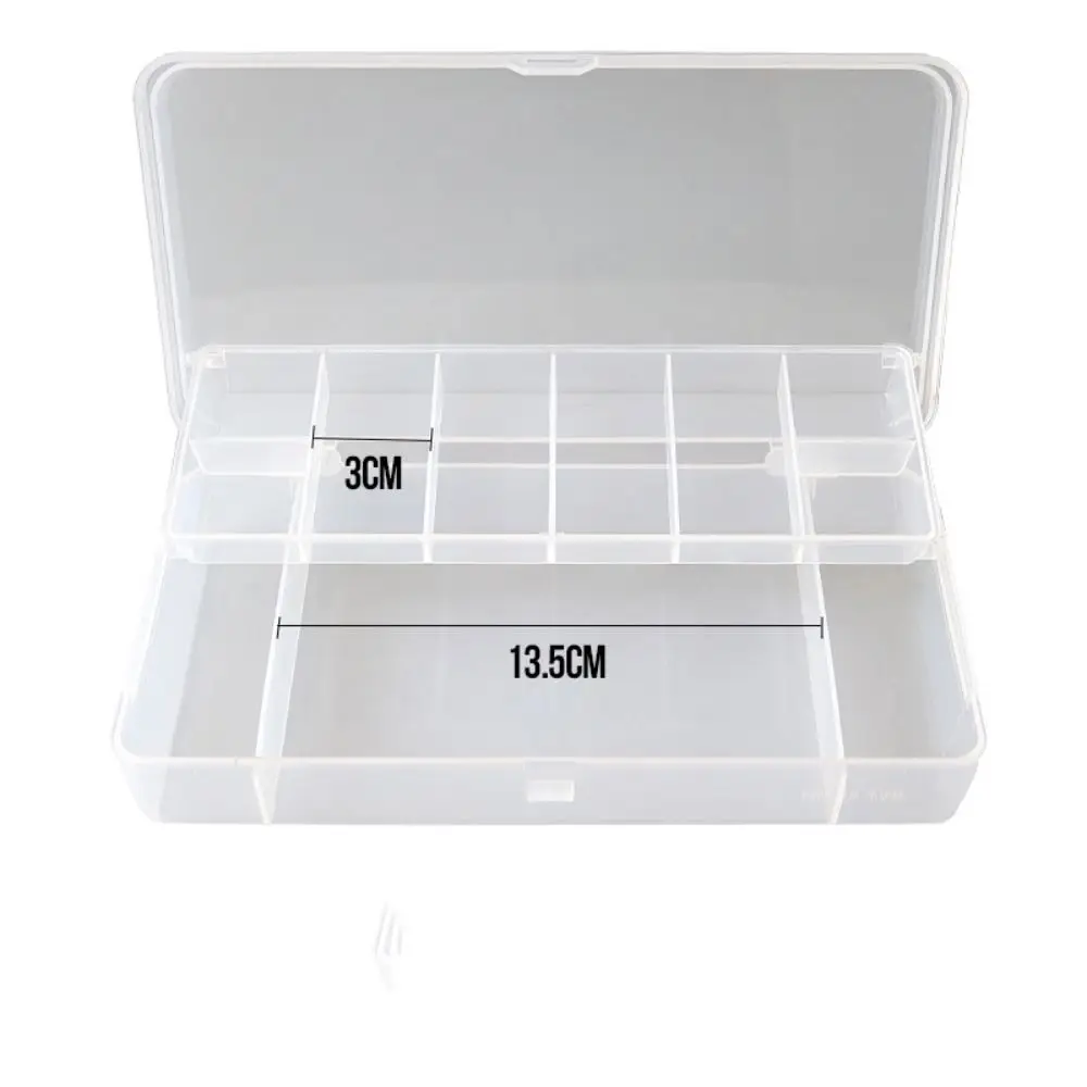 PP صندوق معالجة الصيد أخضر أزرق أصفر شفاف ذات الطابقين حقيبة للتخزين 11 مقصورة إغراء هوك صناديق اكسسوارات الصيد #4