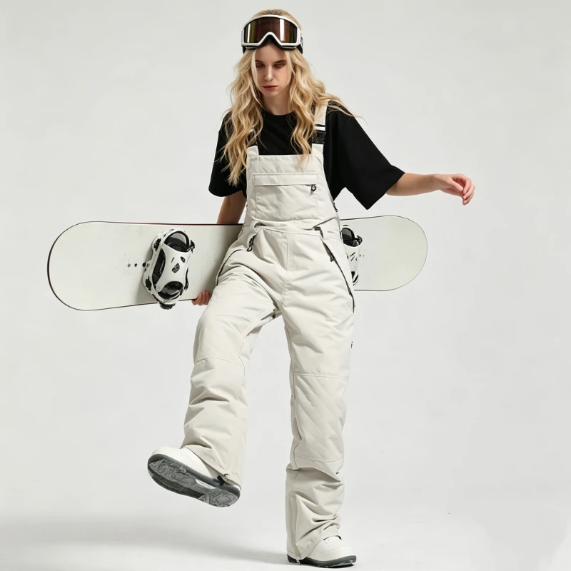Adult Skiing Pants Windproof Waterproof Snowboard Sports Single Double Board Thermal Durable Clothes Winter Outdoor