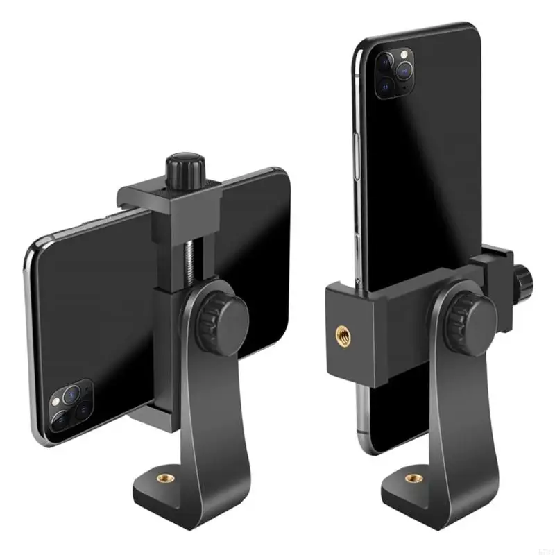 573A Смартфон Адаптер Адаптер Сотовый телефон крепления зажима 360 ° Вертикальное горизонтальное вращение регулируется для