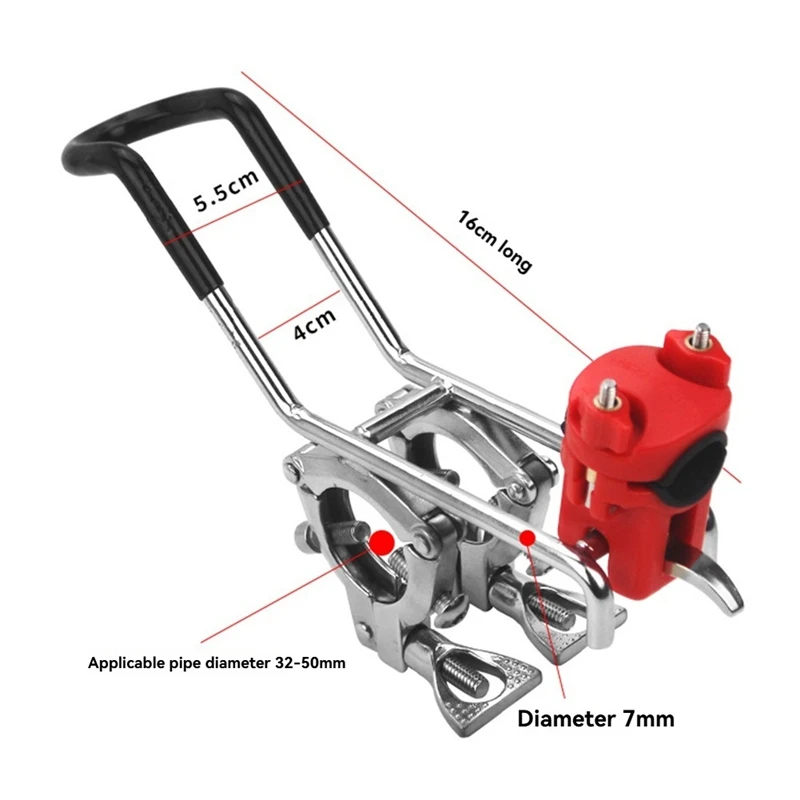 

Держатель удочки для лодки, сверхмощный держатель удочки для рулевого управленияJAS