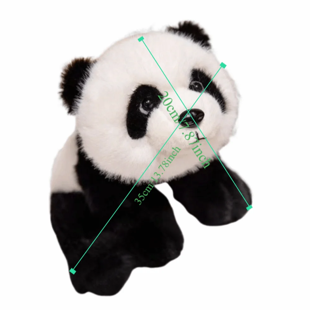Panda de dibujos animados simulación Animal Hugmotion tecnología Panda peluche lindo Material suave Panda regalos de navidad