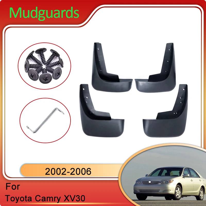 

For Toyota Camry XV30 XV 30 2002 2003 2004 2005 2006 Mudguards Splash Wheels Fender Mudflaps Auto Parts Cars Sticker Accessories