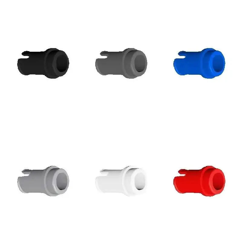 10Pcs 4274 Pin 1 / 2 Shaft with Hole Block Moc Color Accessories Compatible with Brick Children Toy Assembly Parts