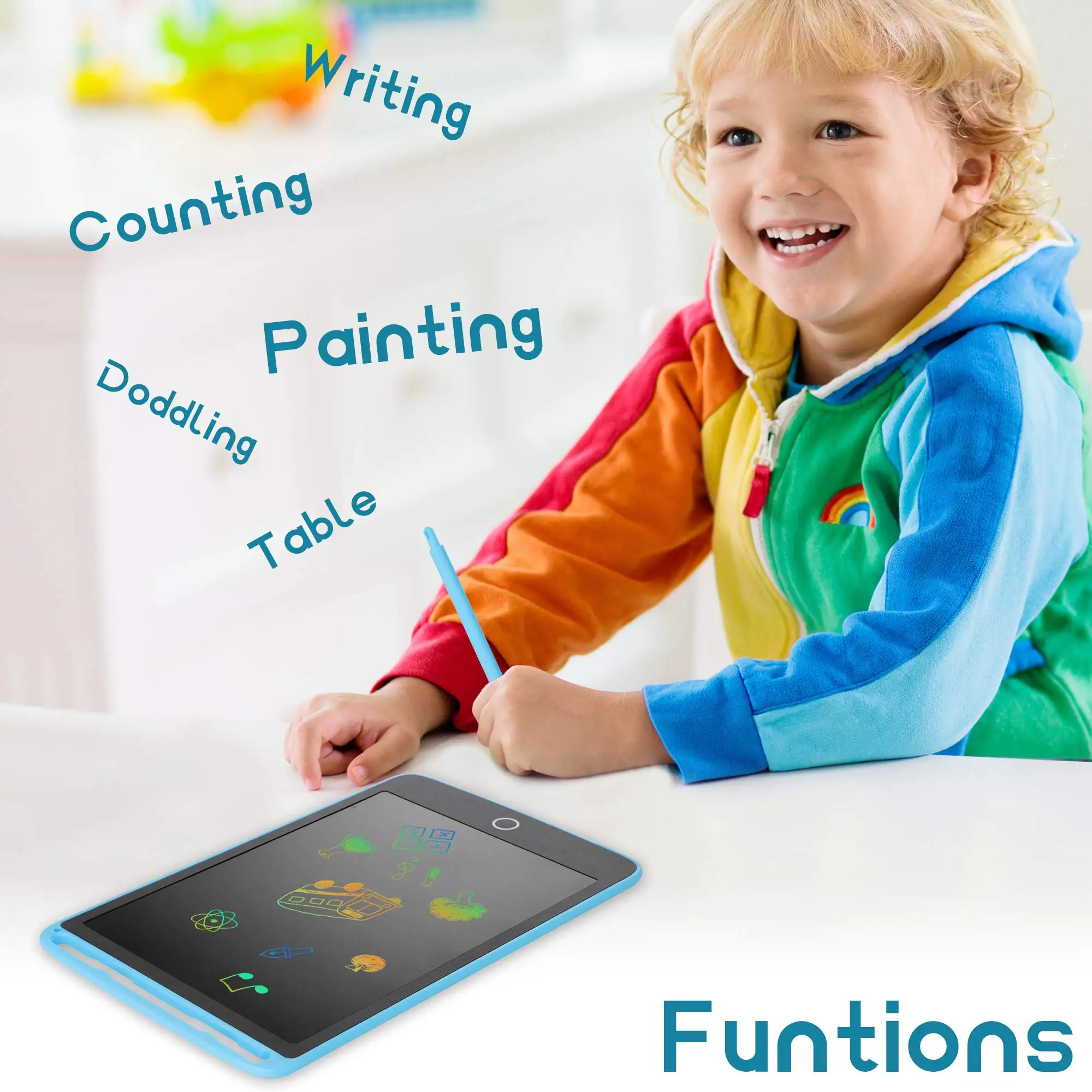 10/12 inch LCD Writing Tablet Drawing Board Children toys For Birthday, Thanksgiving, Halloween, Easter, Christmas gifts