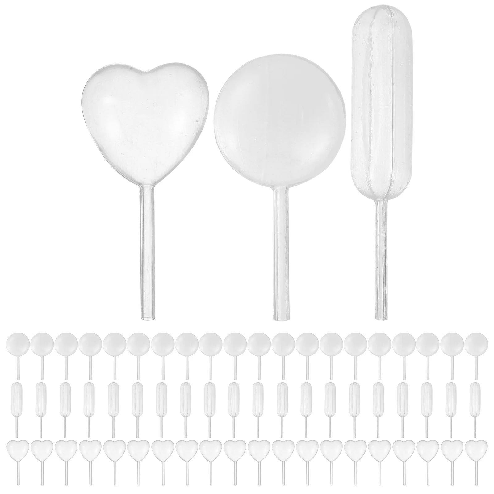 

150Pcs Liquid Dropper Pipettes Mini Heart Round Rectangular Shapes for Cupcake Chocolate Strawberry Infused Liquid Dispensing