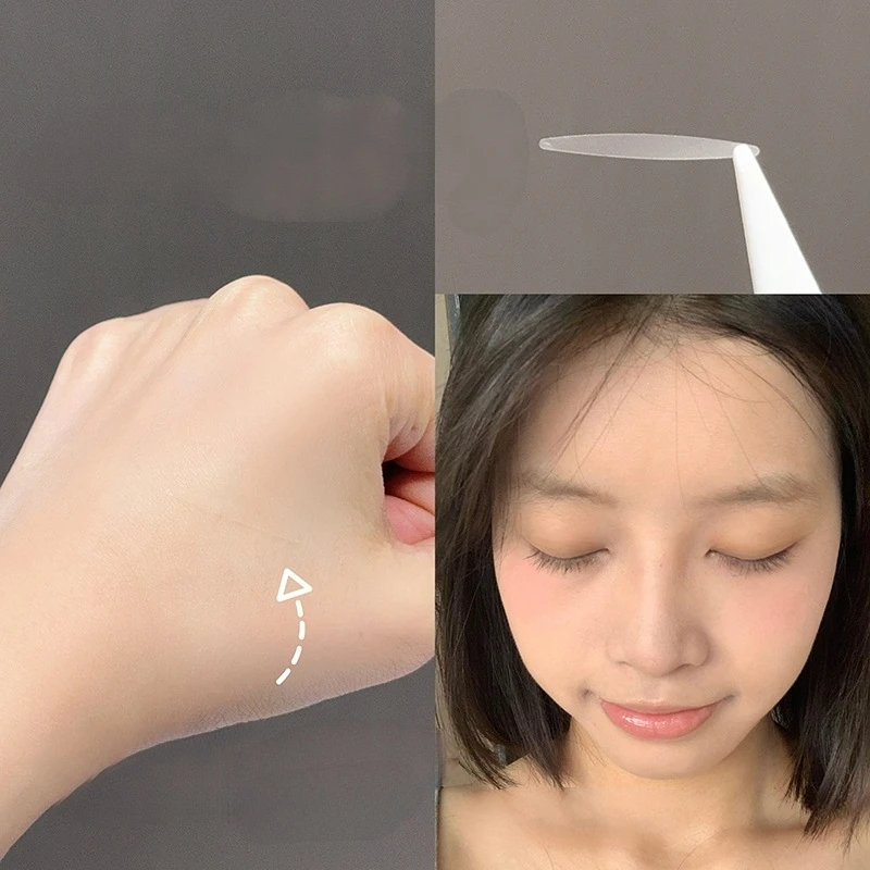 二重まぶたテープ 400 個目に見えないまぶたテープ落ちたまぶたのための強力なホールドパッチ自然な見た目のアイリフトストリップ