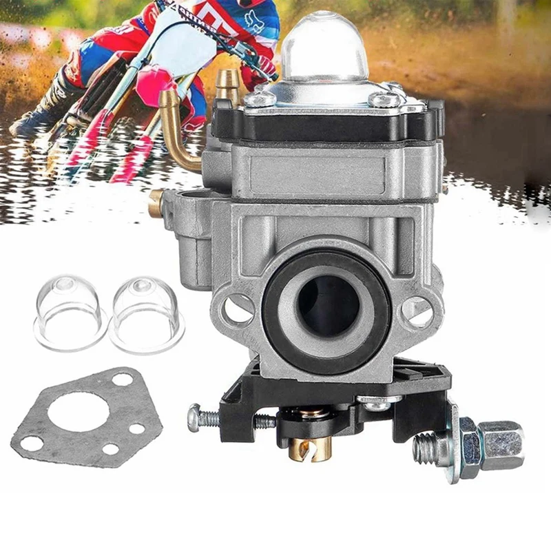 10X Motorcycle Carb Carburetor 11Mm 2 Stroke Carburettor For 43Cc 47Cc 49Cc 50Cc Scooter ATV Dirt Bike Lawn Mower