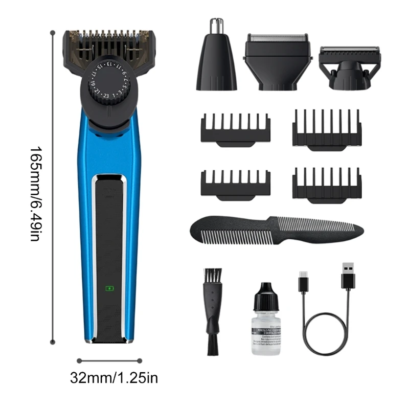 อุปกรณ์กรูมมิ่ง เครื่องโกนหนวดไฟฟ้า ชาร์จ USB ได้ เครื่องมือกรูมมิ่งที่สะดวก
