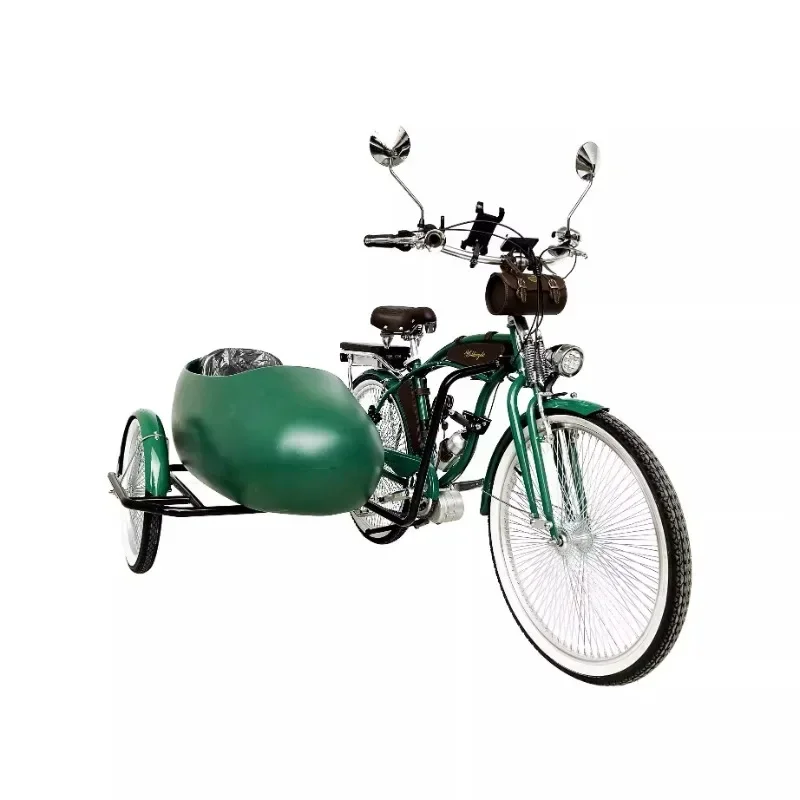 

26-Inch retro side bucket, bicycle, tricycle, dense spokes, baby walking bicycle