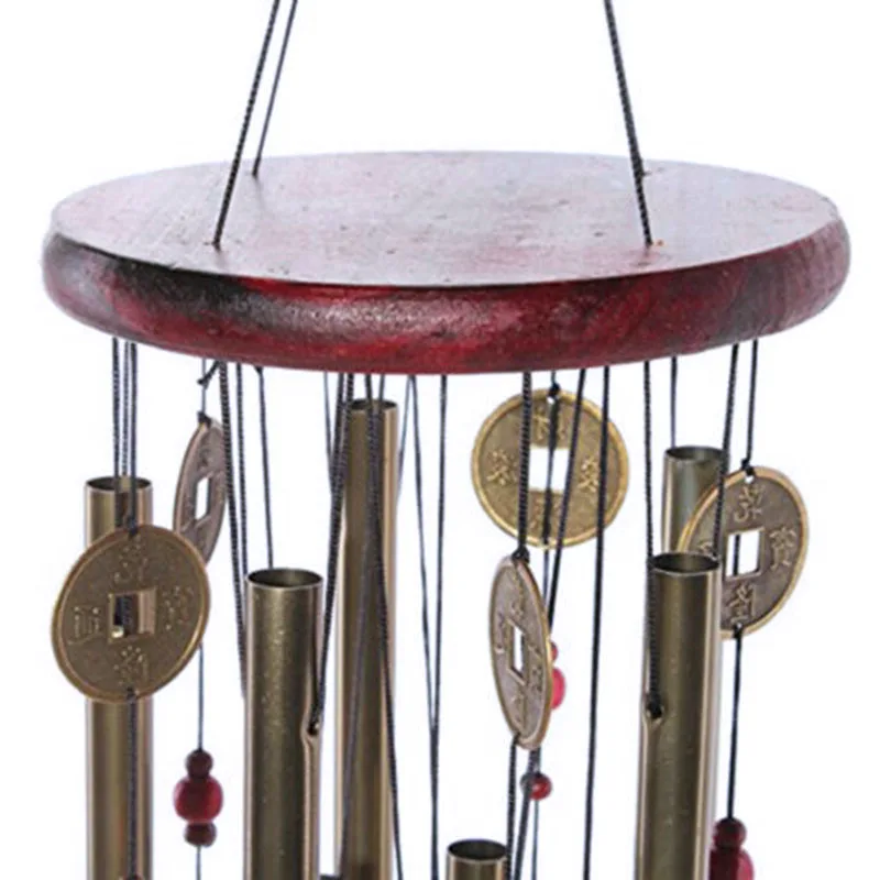 Large Wind Chime Tubes Bells Metal Church Bell Wood Metal For Outdoor Garden Yard Home Decoration Bless A Symbol Of Good Luck image 5