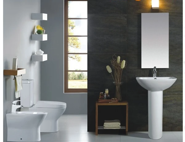 New Design Modern Luxury Bathroom Creamic European Style Two piece Toilet