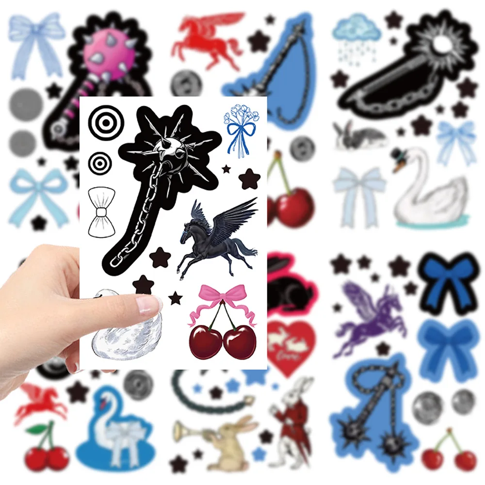 8/24PCS Cartoon Lavender Purple Stickers for DIY Decor Stationery Notebook Children Reward Waterproof Stickers