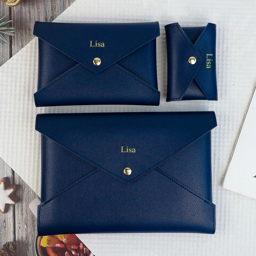 يمكن لأكياس تخزين الأسماء المخصصة تخزين الإيصالات والتغيير الفضفاض والبطاقات وأجهزة iPad والمحافظ ومستحضرات التجميل والمجوهرات بجميع الجوانب