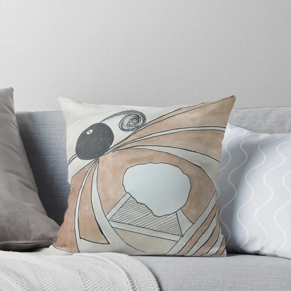 Mimbres Bee Sketch Throw Pillow Ornamental Pillow Cushions For Children Custom Cushion Photo pillow