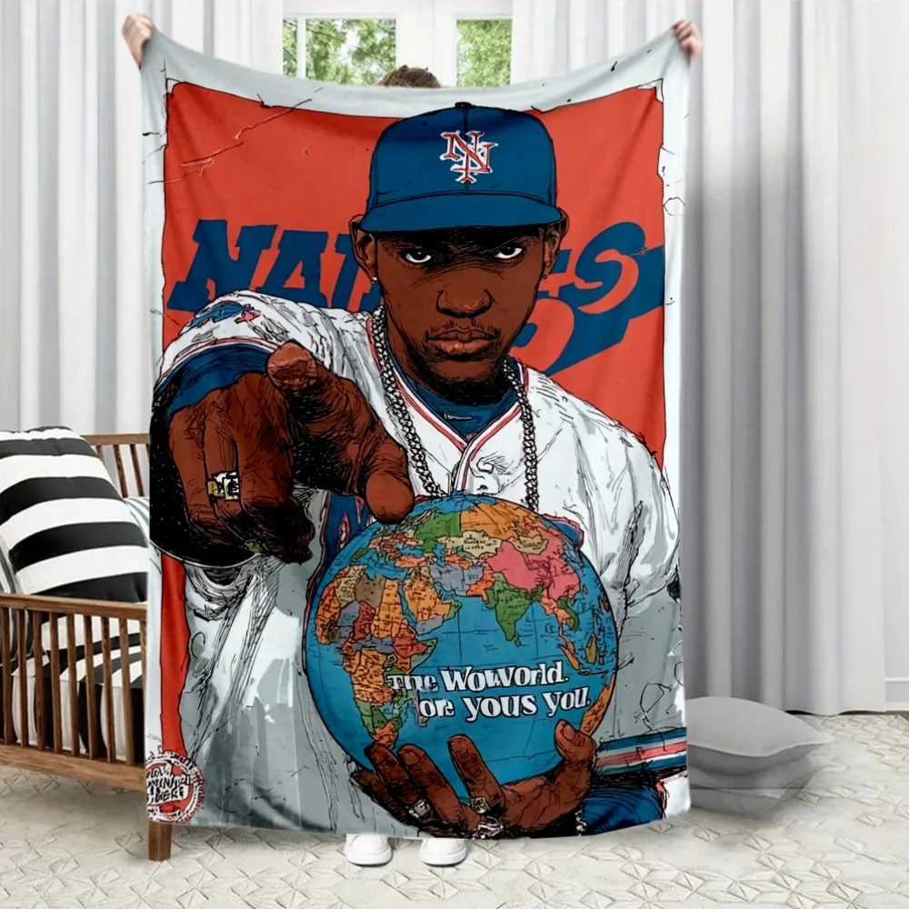 

Фланелевое одеяло с принтом в стиле ретро в стиле хип-хоп, подходящее для всех сезонов, подходящее для гостиной, офиса, дивана и путешествий.