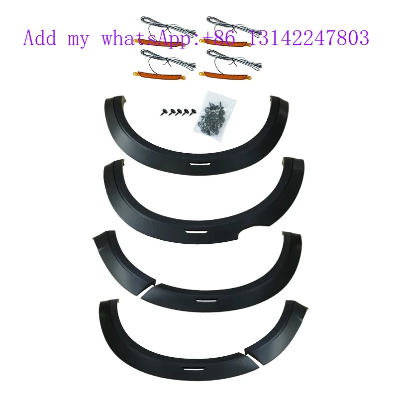 Car Fender Flares Arch Wheel Eyebrow Protector Mudguard Sticker for 2015 With ed Wheelbase