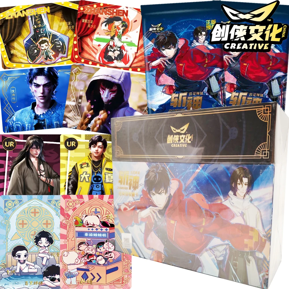 

Original Slay The Gods Rare Collection Cards Ink and Wash Style Handsome and Charming Animated Protagonist Hobby Cards Toy Gifts