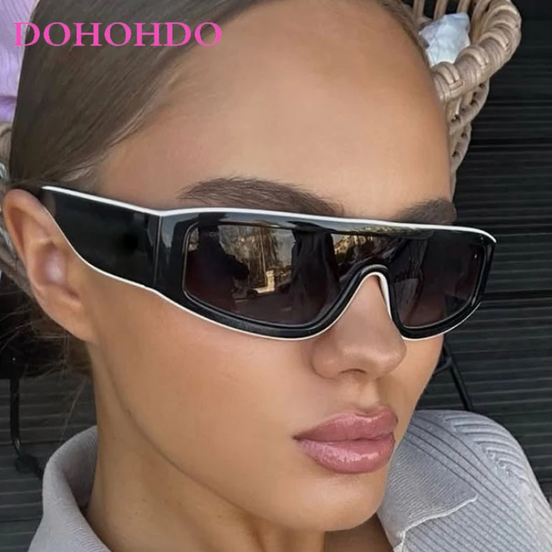 

2025 Sexy Cat Eye Women's Sunglasses Men Fashion Conjoined Sun Glasses Female Retro Outdoor Travel Driving Shade Goggles UV400