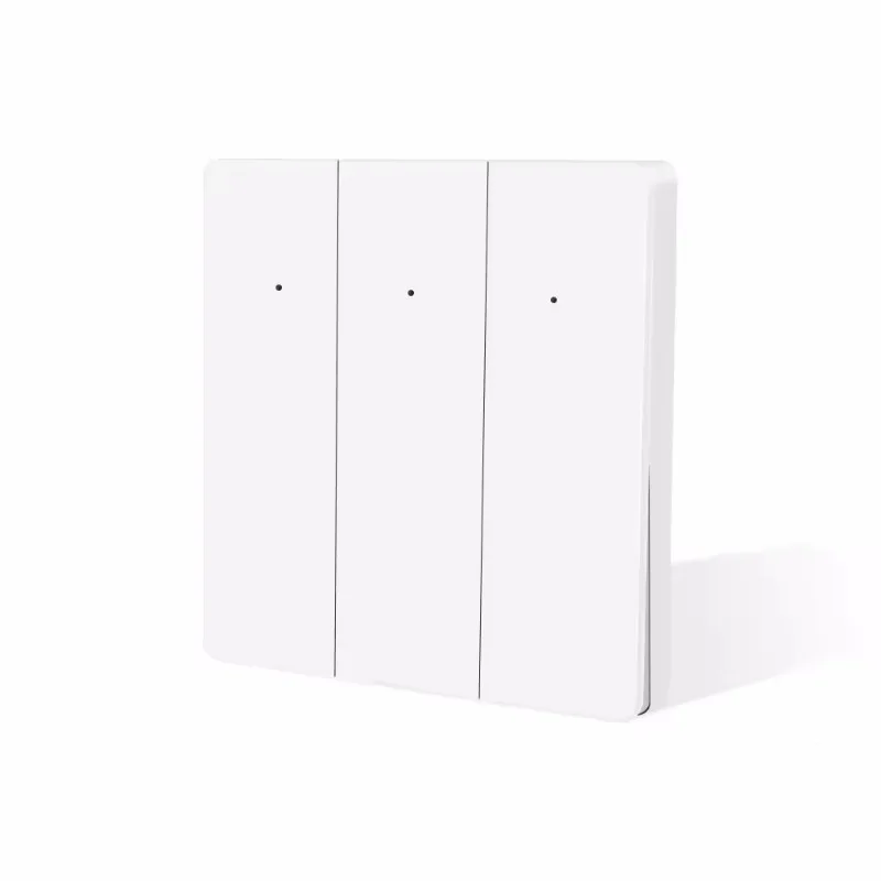 

Matter WiFi EU 1 2 3 Gangs Smart Wall Light Switch Neutral Required with Big Button SmartThings App Homekit Control
