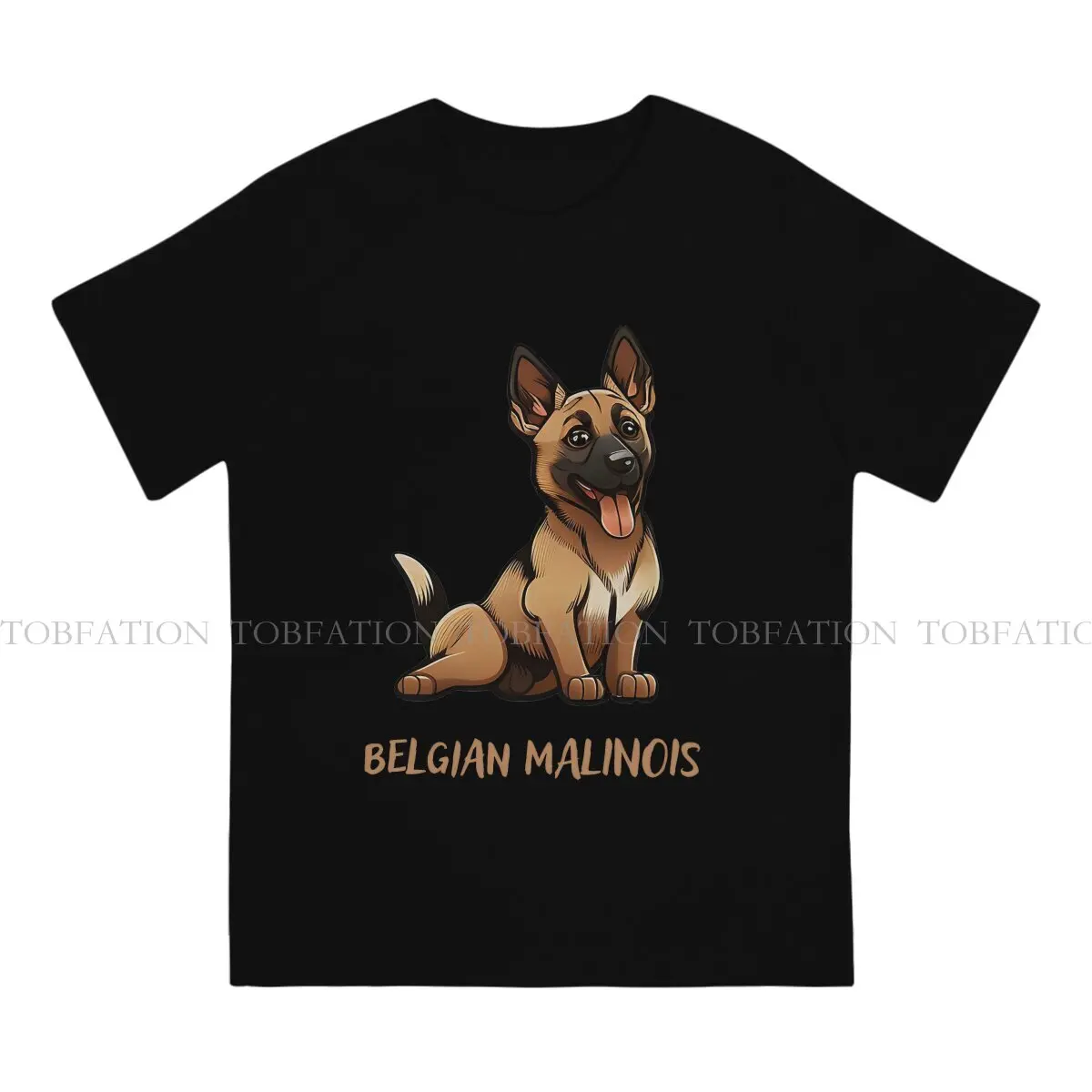 Belgian Malinois Belgian Malinois Poster Tshirt Graphic Men Tops Vintage Alternative Summer Clothes 100% Cotton T Shirt