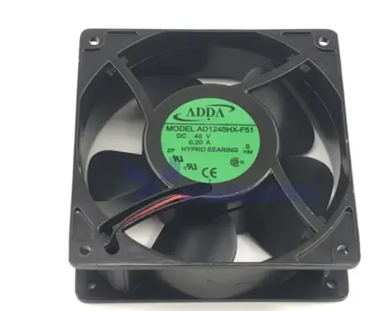 

Ltsf For ADDA AD1248HX-F51 DC 48V 0.20A 120x120x38mm 2-Wire Server Cooling Fan 12cm