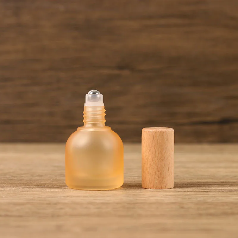 10 مللي زجاجة عطر دوارة زجاجية لفة على زجاجة صغيرة حاويات الزيوت العطرية عينة زجاجة فارغة قوارير إعادة تعبئة السفر #2