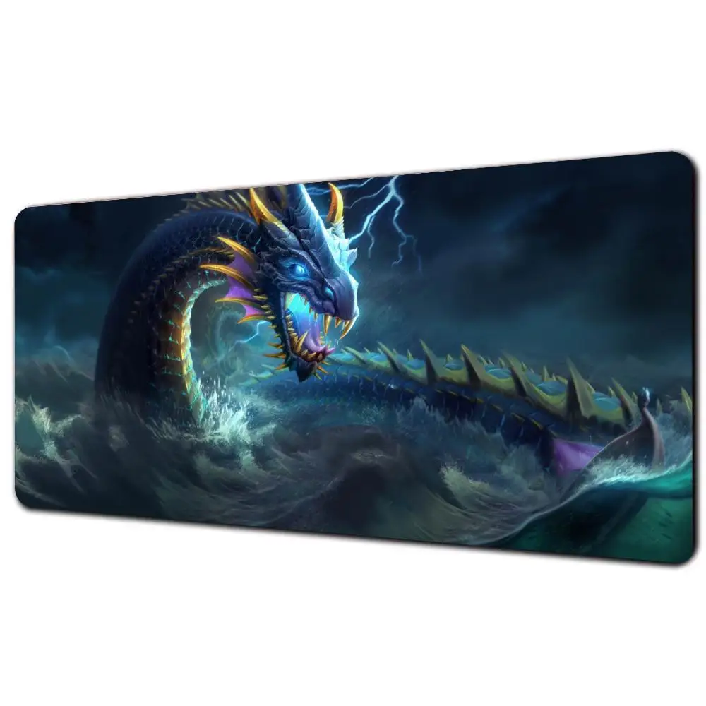 

MTG Playmat Fantasy Magic Dragon Theme Magic Card Battle Mat 35X60CM Настольный коврик tapete Magic mtg Нескользящий прочный сшитый край