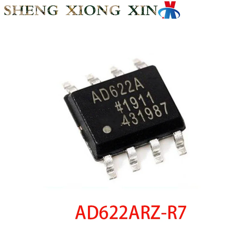 1pcs 100% NEW AD622ARZ-R7 8-SOIC Operational Amplifier AD622ARZ AD622A Integrated Circuit