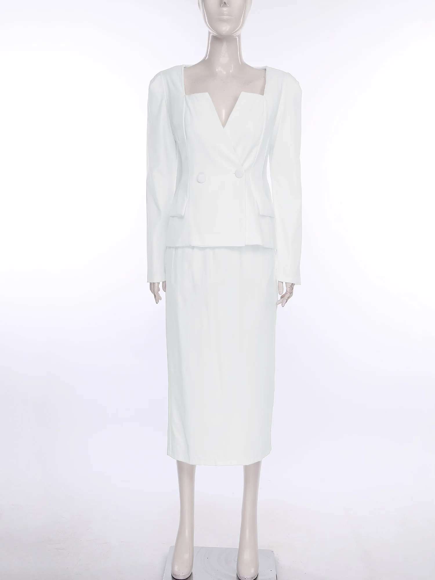 

Женские комплекты из двух предметов, костюмы с юбкой, деловой костюм с длинным рукавом, 2 предмета, комплекты офисной одежды для работы, официальных поездок на работу, презентаций