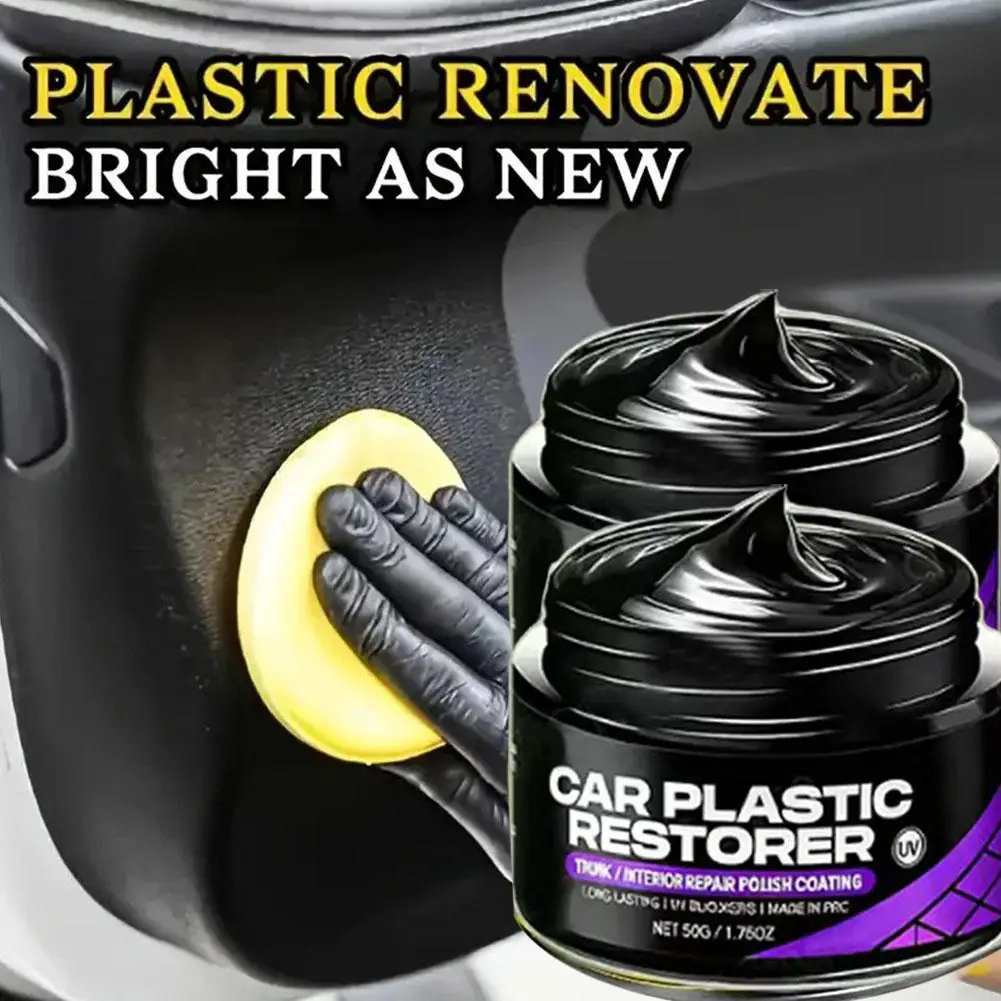 Car interior cleaning wax Car Scratch Remover Back Long-Lasting Renovator Polish Cleaning Car to Gloss Leather Product Coat A8K8
