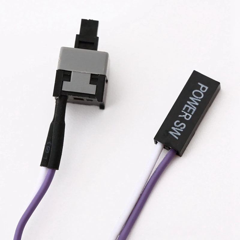 20 قطعة 50 سنتيمتر زر الطاقة الطويل كابل التبديل للكمبيوتر التبديل إعادة تعيين طاقة الكمبيوتر لحظة إعادة تعيين السيارات زر SW