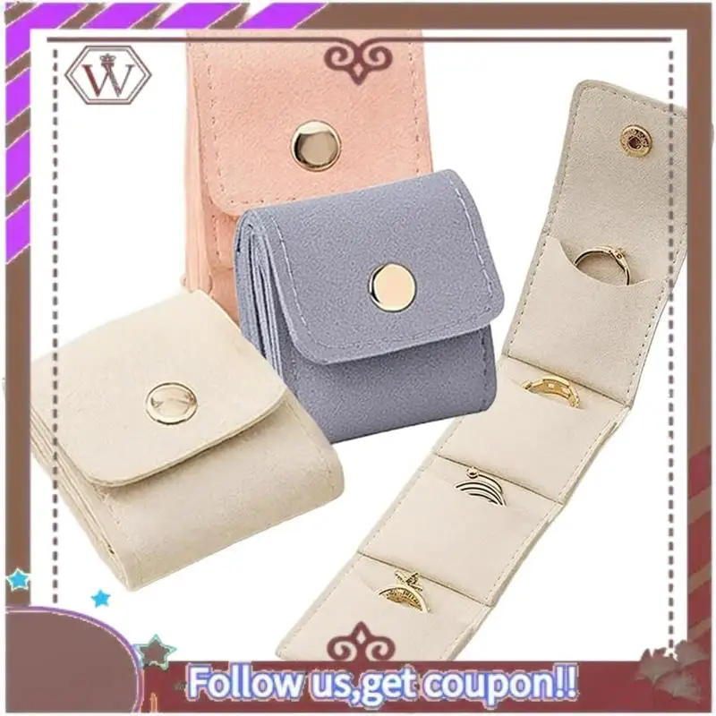 

A95D-Портативная мини-сумка для путешествий (3 шт.), портативный футляр-органайзер для ювелирных изделий для путешествий - серьги, кольца в комплекте