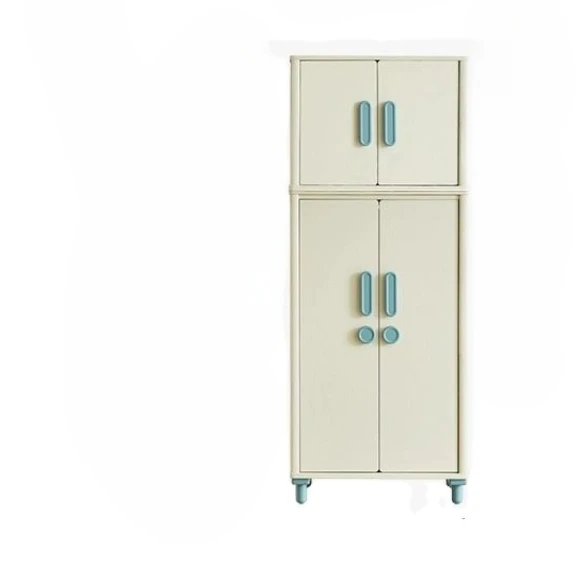 

Solid Wood Wardrobe Boys and Girls Component Wardrobe Double-Door Closet