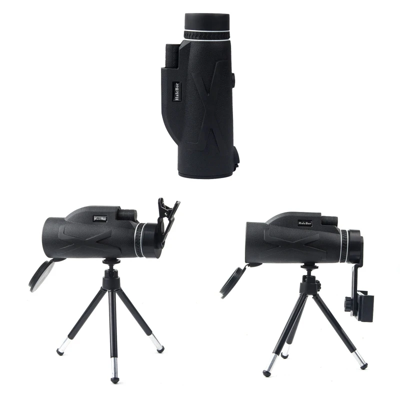 Monocular with Smartphone Holder Tripod Waterproof Monocular 80x100 Camping TOP ones