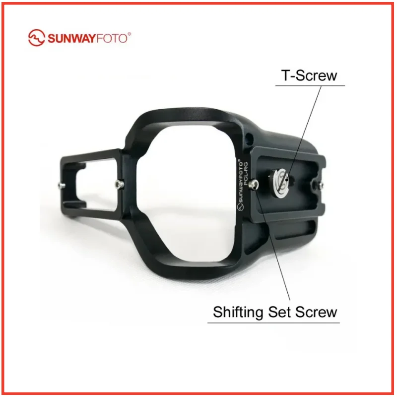 SUNWAYFOTO Dedicated L-bracket with Battery Grip Tripod Head Specific Release Plate, For Canon EOS R PCL-RG