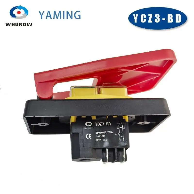 YCZ3-BD زر الضغط المغناطيس الكهرومغناطيسي التبديل إيقاف بمناسبة لوحة كبيرة التحكم في الطاقة الصناعية تحت حماية الجهد