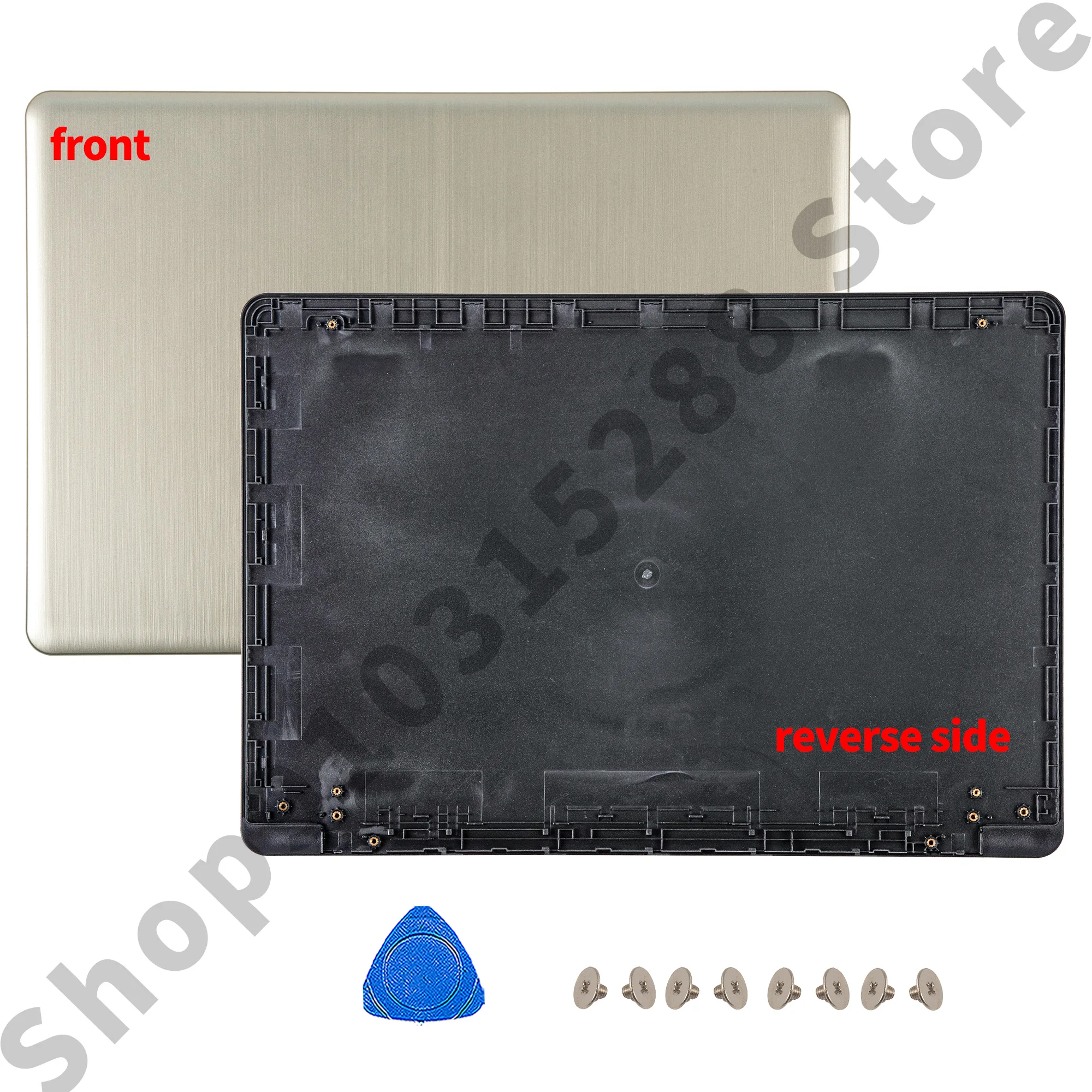 Imagem -02 - Tampa Traseira do Lcd para o Reparo da Moldura e do Hingecover Tampa para N580 N580v N580g N580vd X580 X580g X580v Nx580v 156 Iinch Novo