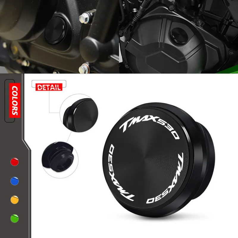 

For TMAX 530 TMAX530 2012-2019 Motorcycle Engine Oil Filler Cap Protection Oil Plug Cover Screw tmax530 Accessories M20*2.5